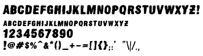 Pretpregled fonta OldPress DSG