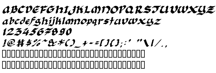 Pretpregled fonta Florante at Laura Italic