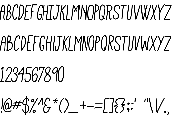 Pretpregled fonta Mathlete Bulky Slant