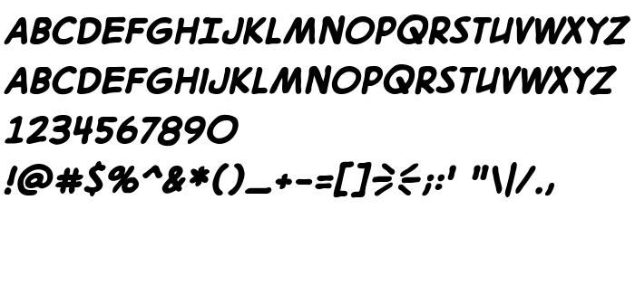 Pretpregled fonta DigitalStrip 2.0 BB Bold