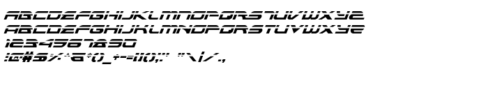 Pretpregled fonta Alexis Laser Italic