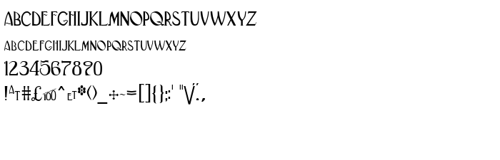 Pretpregled fonta BlackAdderII