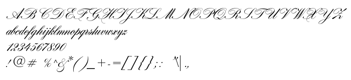 Pretpregled fonta Hogarth script