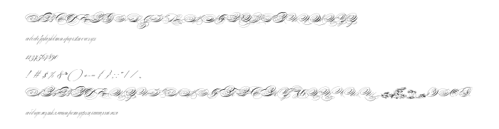Pretpregled fonta Zanerian Two