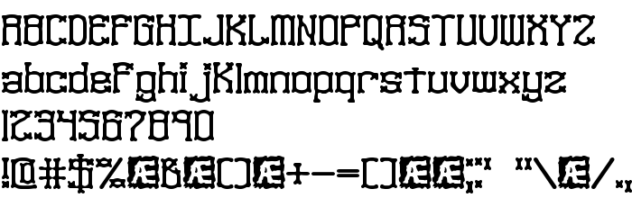Pretpregled fonta Naughts (BRK)