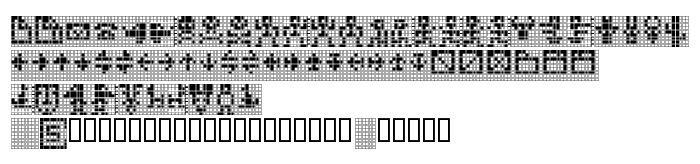 Pretpregled fonta TPF Display Symbol