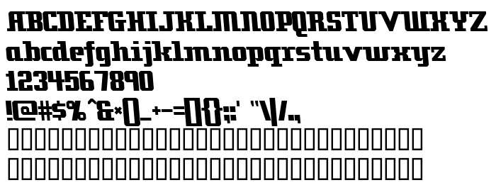 Pretpregled fonta Zenith 2000