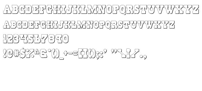 Pretpregled fonta Regulators Shadow