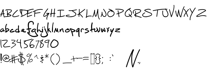 Pretpregled fonta SM_scriptisM