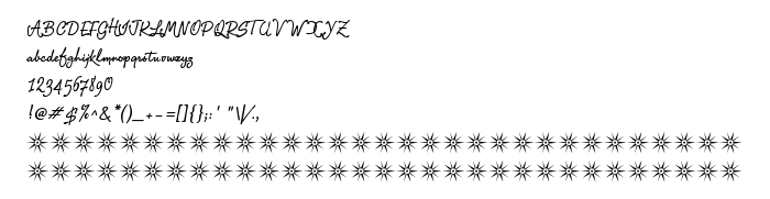 Pretpregled fonta PR8 Charade