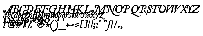 Pretpregled fonta Roman Antique Italic
