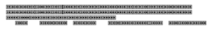 Pretpregled fonta Pica Hole - 1890 Morse