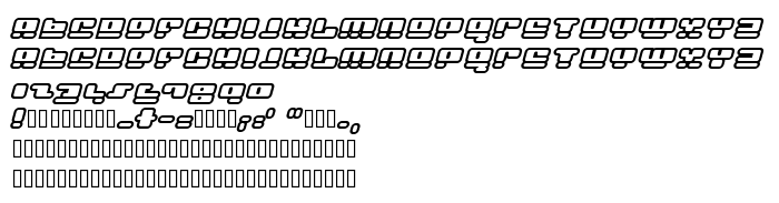 Pretpregled fonta Face plant hollow 2 Italic