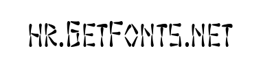 Font SF Wasabi Condensed
