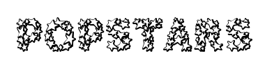 Font Popstars